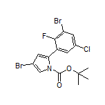 4-Bromo-2-(3-bromo-5-chloro-2-fluorophenyl)-1-Boc-1H-pyrrole