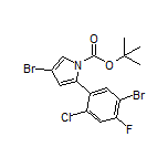 4-Bromo-2-(5-bromo-2-chloro-4-fluorophenyl)-1-Boc-1H-pyrrole