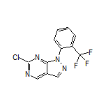 6-Chloro-1-[2-(trifluoromethyl)phenyl]-1H-pyrazolo[3,4-d]pyrimidine