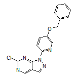 1-[5-(Benzyloxy)pyridin-2-yl]-6-chloro-1H-pyrazolo[3,4-d]pyrimidine