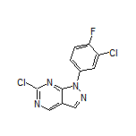 6-Chloro-1-(3-chloro-4-fluorophenyl)-1H-pyrazolo[3,4-d]pyrimidine