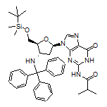 N-[9-[(2R,4S,5S)-5-[[(tert-Butyldimethylsilyl)oxy]methyl]-4-(tritylamino)-2-tetrahydrofuryl]-6-oxo-6,9-dihydro-1H-purin-2-yl]isobutyramide