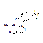 1-[2-Bromo-5-(trifluoromethyl)phenyl]-6-chloro-1H-pyrazolo[3,4-d]pyrimidine