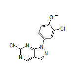 6-Chloro-1-(3-chloro-4-methoxyphenyl)-1H-pyrazolo[3,4-d]pyrimidine