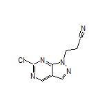 3-(6-Chloro-1H-pyrazolo[3,4-d]pyrimidin-1-yl)propanenitrile