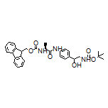 (2S)-N-[4-[2-(Boc-amino)-1-hydroxyethyl]phenyl]-2-(Fmoc-amino)propanamide