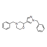 4-Benzyl-2-(1-benzyl-4-pyrazolyl)morpholine