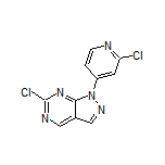 6-Chloro-1-(2-chloropyridin-4-yl)-1H-pyrazolo[3,4-d]pyrimidine