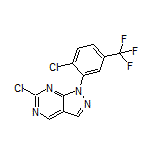 6-Chloro-1-[2-chloro-5-(trifluoromethyl)phenyl]-1H-pyrazolo[3,4-d]pyrimidine