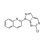 2-(6-Chloro-1H-pyrazolo[3,4-d]pyrimidin-1-yl)quinoline