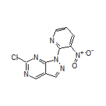 6-Chloro-1-(3-nitropyridin-2-yl)-1H-pyrazolo[3,4-d]pyrimidine