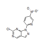 6-Chloro-1-(5-nitropyridin-2-yl)-1H-pyrazolo[3,4-d]pyrimidine