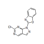 2-(6-Chloro-1H-pyrazolo[3,4-d]pyrimidin-1-yl)benzo[d]oxazole