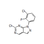 6-Chloro-1-(3-chloro-2-fluorophenyl)-1H-pyrazolo[3,4-d]pyrimidine