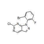 1-(2-Bromo-6-fluorophenyl)-6-chloro-1H-pyrazolo[3,4-d]pyrimidine