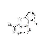 6-Chloro-1-(2-chloro-6-fluorophenyl)-1H-pyrazolo[3,4-d]pyrimidine