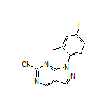 6-Chloro-1-(4-fluoro-2-methylphenyl)-1H-pyrazolo[3,4-d]pyrimidine