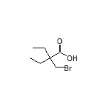 2-(Bromomethyl)-2-ethylbutanoic Acid