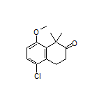 5-Chloro-8-methoxy-1,1-dimethyl-3,4-dihydronaphthalen-2(1H)-one