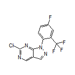 6-Chloro-1-[4-fluoro-2-(trifluoromethyl)phenyl]-1H-pyrazolo[3,4-d]pyrimidine