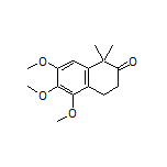 5,6,7-Trimethoxy-1,1-dimethyl-3,4-dihydronaphthalen-2(1H)-one