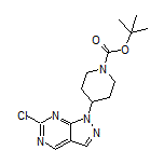 1-Boc-4-(6-chloro-1H-pyrazolo[3,4-d]pyrimidin-1-yl)piperidine