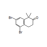 5,7-Dibromo-1,1-dimethyl-3,4-dihydronaphthalen-2(1H)-one