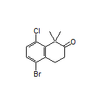 5-Bromo-8-chloro-1,1-dimethyl-3,4-dihydronaphthalen-2(1H)-one