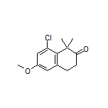 8-Chloro-6-methoxy-1,1-dimethyl-3,4-dihydronaphthalen-2(1H)-one