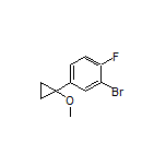 2-Bromo-1-fluoro-4-(1-methoxycyclopropyl)benzene