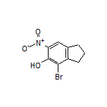 4-Bromo-6-nitroindan-5-ol