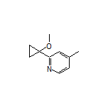 2-(1-Methoxycyclopropyl)-4-methylpyridine