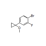 1-Bromo-2-fluoro-4-(1-methoxycyclopropyl)benzene