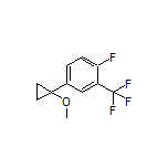 1-Fluoro-4-(1-methoxycyclopropyl)-2-(trifluoromethyl)benzene