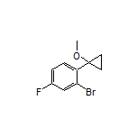 2-Bromo-4-fluoro-1-(1-methoxycyclopropyl)benzene