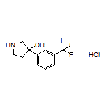 3-[3-(Trifluoromethyl)phenyl]pyrrolidin-3-ol Hydrochloride