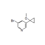 3-Bromo-5-(1-methoxycyclopropyl)pyridine