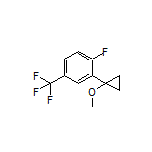 1-Fluoro-2-(1-methoxycyclopropyl)-4-(trifluoromethyl)benzene