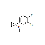 2-Chloro-1-fluoro-4-(1-methoxycyclopropyl)benzene