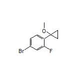 4-Bromo-2-fluoro-1-(1-methoxycyclopropyl)benzene