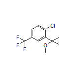 1-Chloro-2-(1-methoxycyclopropyl)-4-(trifluoromethyl)benzene