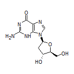 2-Amino-9-[(2S,4R,5S)-4-hydroxy-5-(hydroxymethyl)-2-tetrahydrofuryl]-3H-purin-6(9H)-one