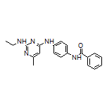 N-[4-[[2-(Ethylamino)-6-methylpyrimidin-4-yl]amino]phenyl]benzamide