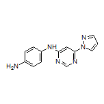 N1-[6-(1-Pyrazolyl)-4-pyrimidinyl]benzene-1,4-diamine