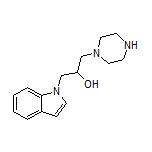 1-(1-Indolyl)-3-(1-piperazinyl)-2-propanol