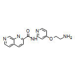 N-[4-(2-Aminoethoxy)-2-pyridyl]-1,7-naphthyridine-2-carboxamide