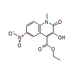 Ethyl 3-Hydroxy-1-methyl-6-nitro-2-oxo-1,2-dihydroquinoline-4-carboxylate