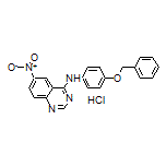 N-[4-(Benzyloxy)phenyl]-6-nitroquinazolin-4-amine Hydrochloride