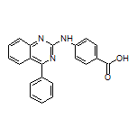 4-[(4-Phenyl-2-quinazolyl)amino]benzoic Acid