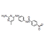 N-[4-[(2-Amino-6-methyl-4-pyrimidinyl)amino]phenyl]-4-nitrobenzamide